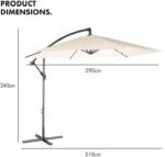 The Meridian Cantilever Umbrella (10-Foot) - Image 4