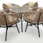 Verdant Haven 5-Piece Garden Dining Set