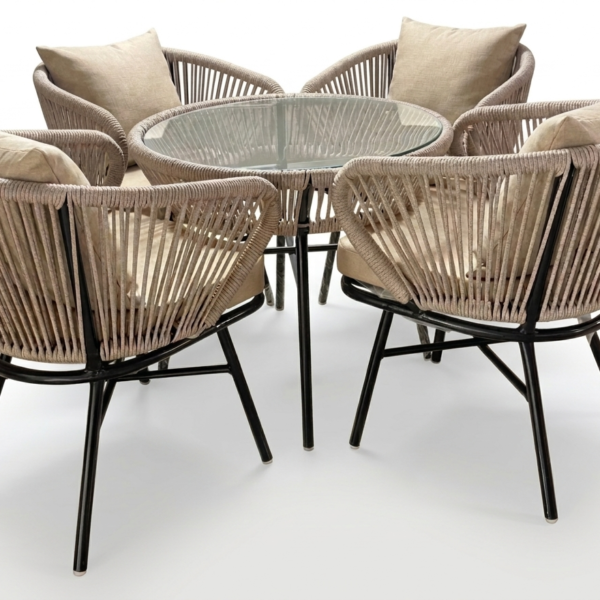 Verdant Haven 5-Piece Garden Dining Set