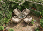 Verdant Haven 5-Piece Garden Dining Set - Image 3
