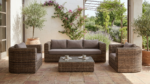 Urban-Style Rattan Sofa Set - Image 2