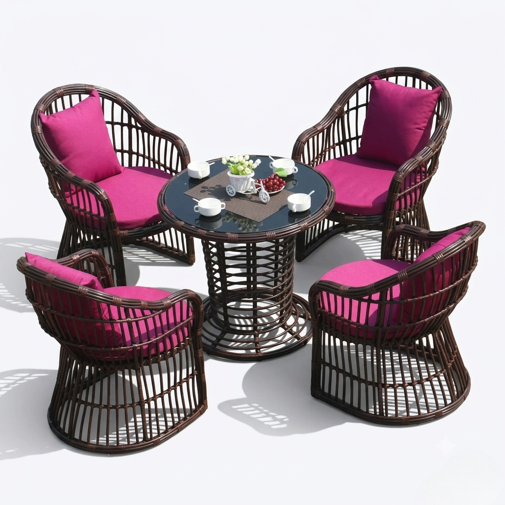 Gemini_Generated_Image_h4gsyrh4gsyrh4gs-Photoroom Havana 5-Piece Conversation Set - Image 1