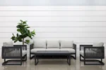 Yarrawonga Outdoor Lounge Sofa Set - Image 4