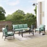 Kaplan 4pc Outdoor Metal Sofa Set - Image 2