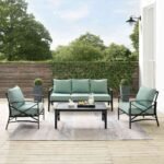 Kaplan 4pc Outdoor Metal Sofa Set - Image 3
