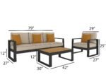Alpine Aura Sofa Set - Image 6