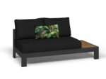Aspen 5 Seater Outdoor Teak Platform Lounge Setting with round centre table - Image 4