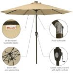 Centre Pool Outdoor Patio Umbrella - Image 2